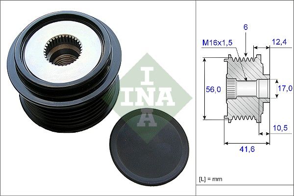 WILMINK GROUP Механизм свободного хода генератора WG1253780